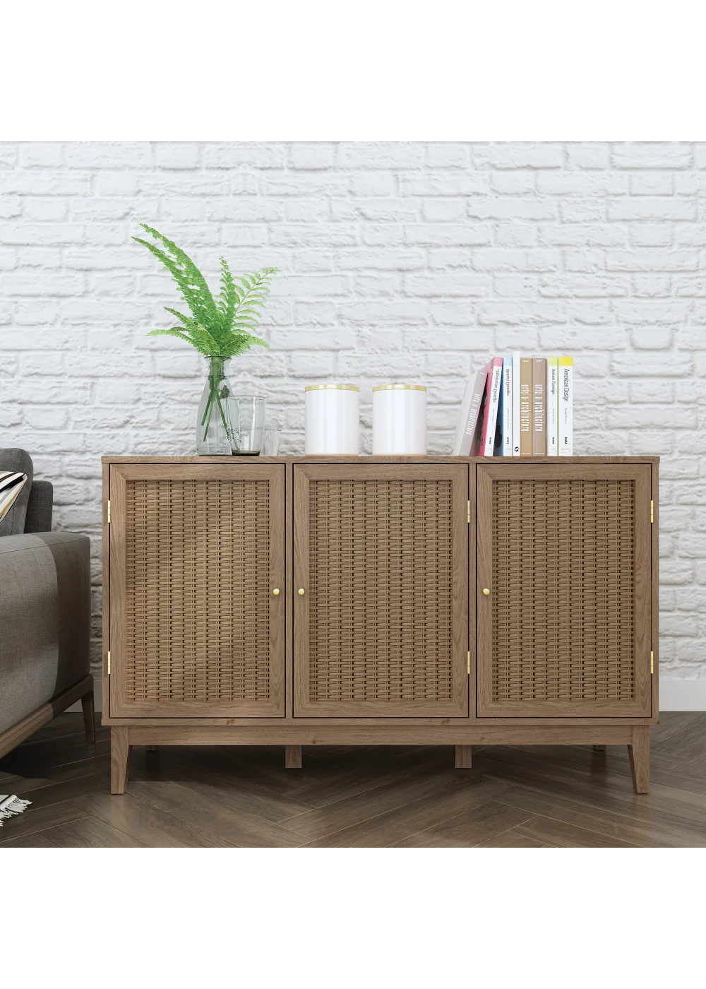 LPD Furniture Bordeaux Large Sideboard (782x394x1282mm) - No Size Image 1