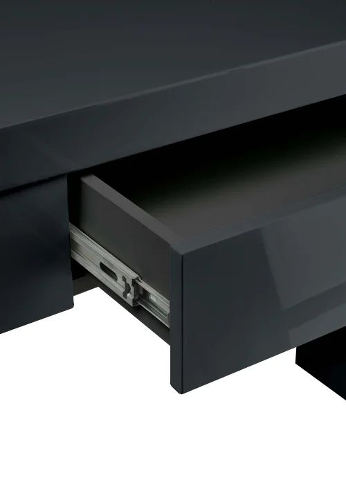 LPD Furniture Puro Dressing Table Charcoal (760x467x1000mm) - One Size Image 2