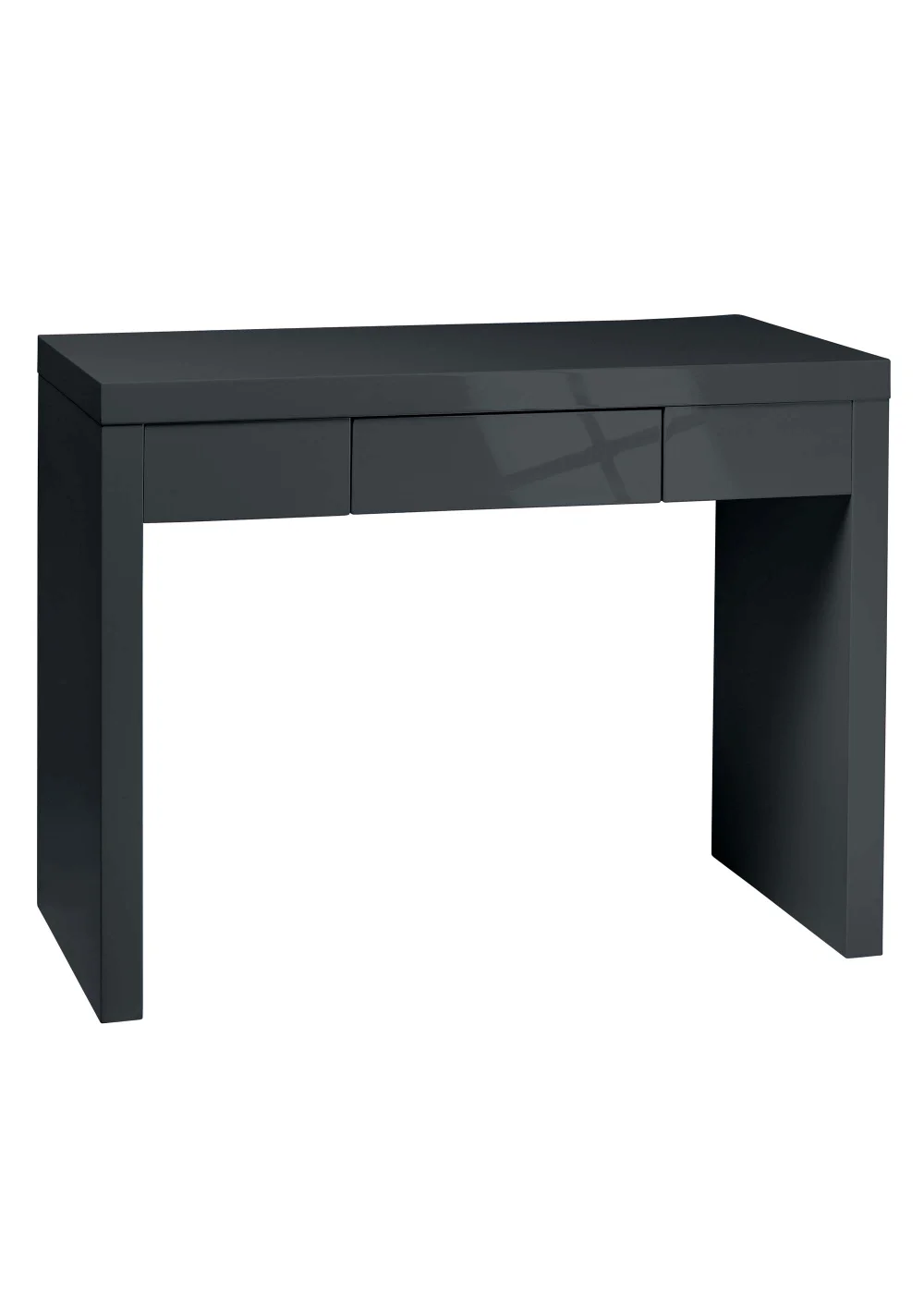 LPD Furniture Puro Dressing Table Charcoal (760x467x1000mm) - One Size Image 1