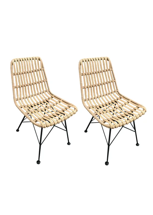 LPD Furniture Set of 2 Hadley Dining Chairs (820x580x490mm) - No Size Image 1