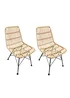 LPD Furniture Set of 2 Hadley Dining Chairs (820x580x490mm) - No Size Image 1