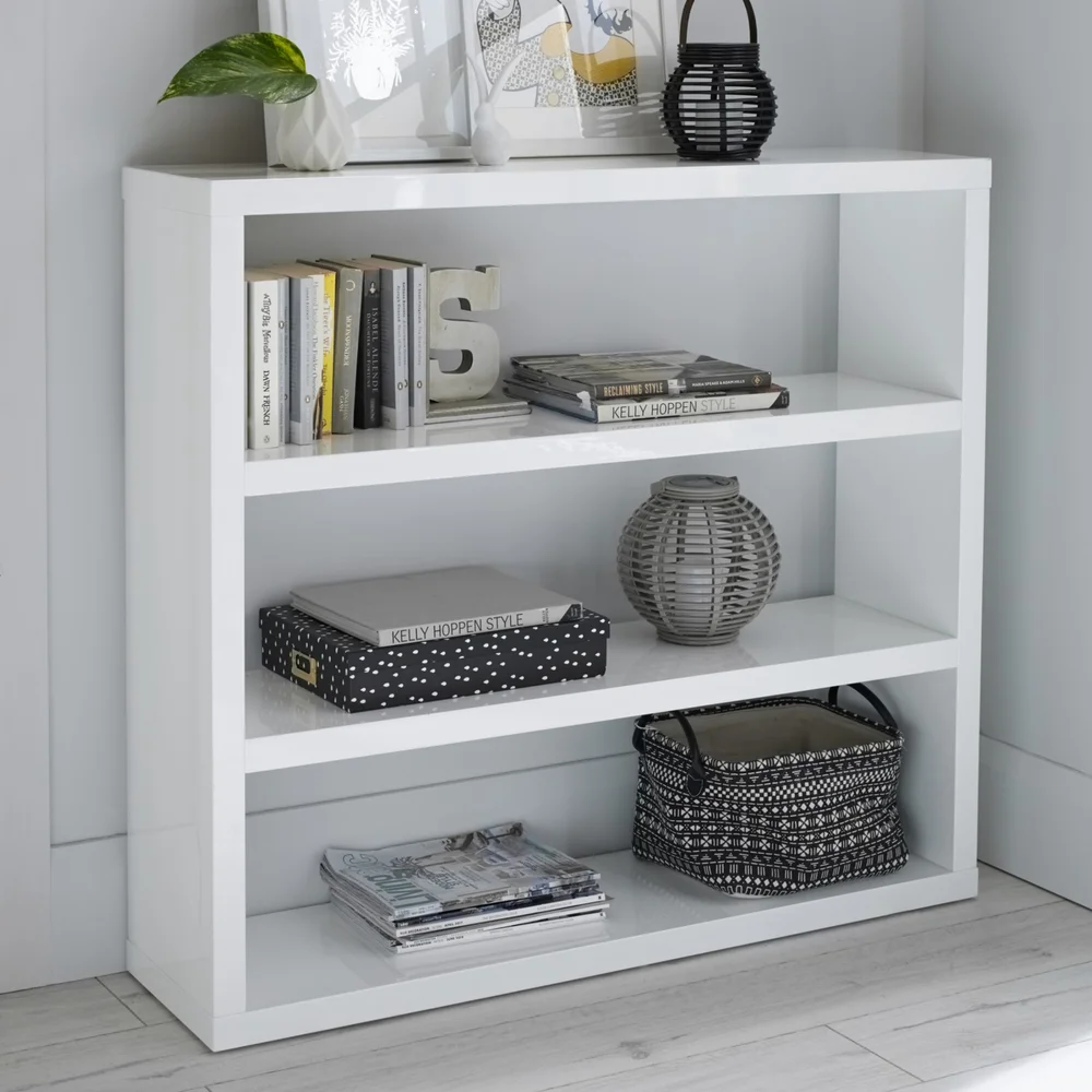 LPD Furniture Puro Bookcase White (1000x290x1100mm) - One Size Image 1
