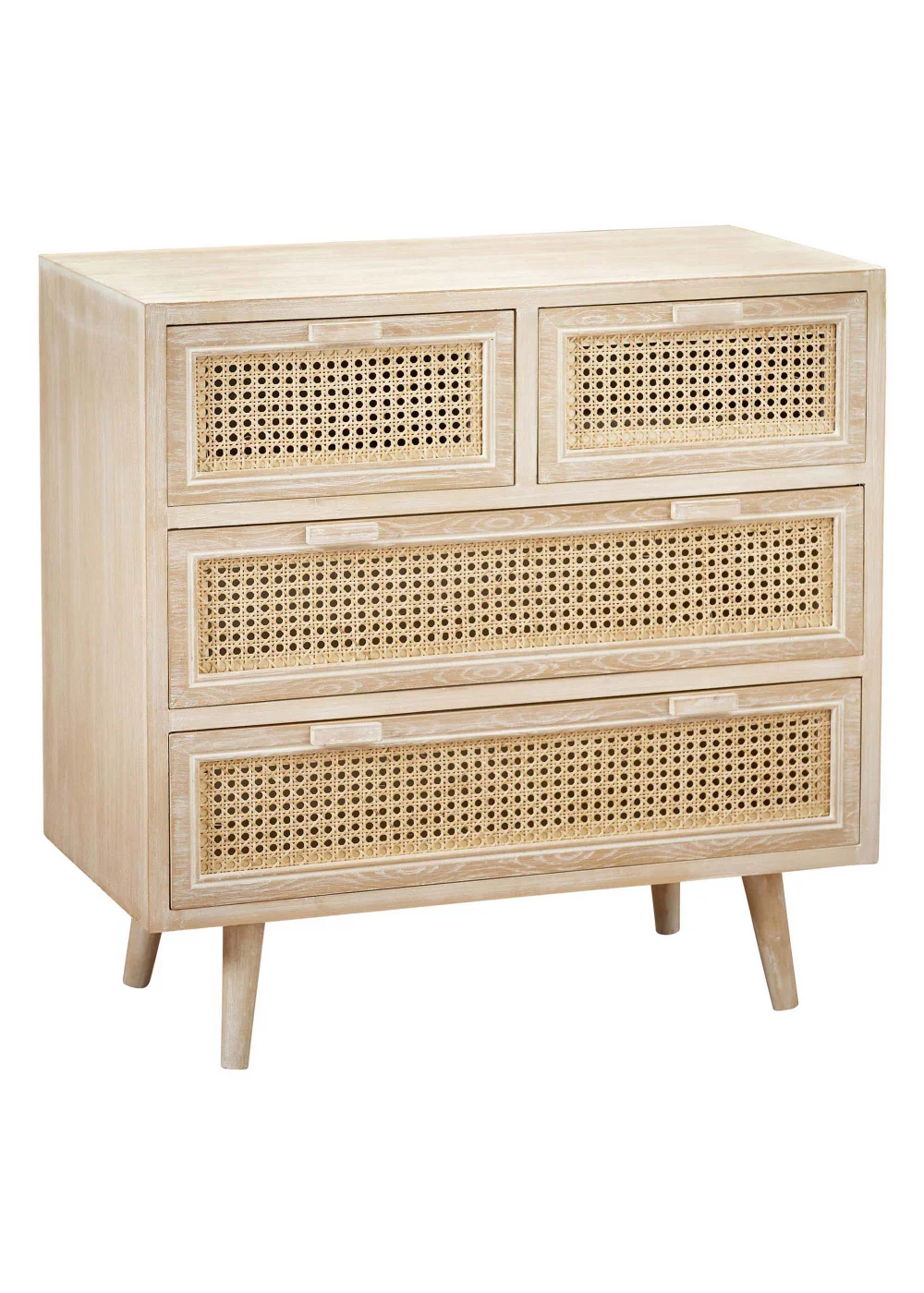 LPD Furniture Toulouse 2+2 Drawer Chest (770x390x770mm) - One Size Image 1