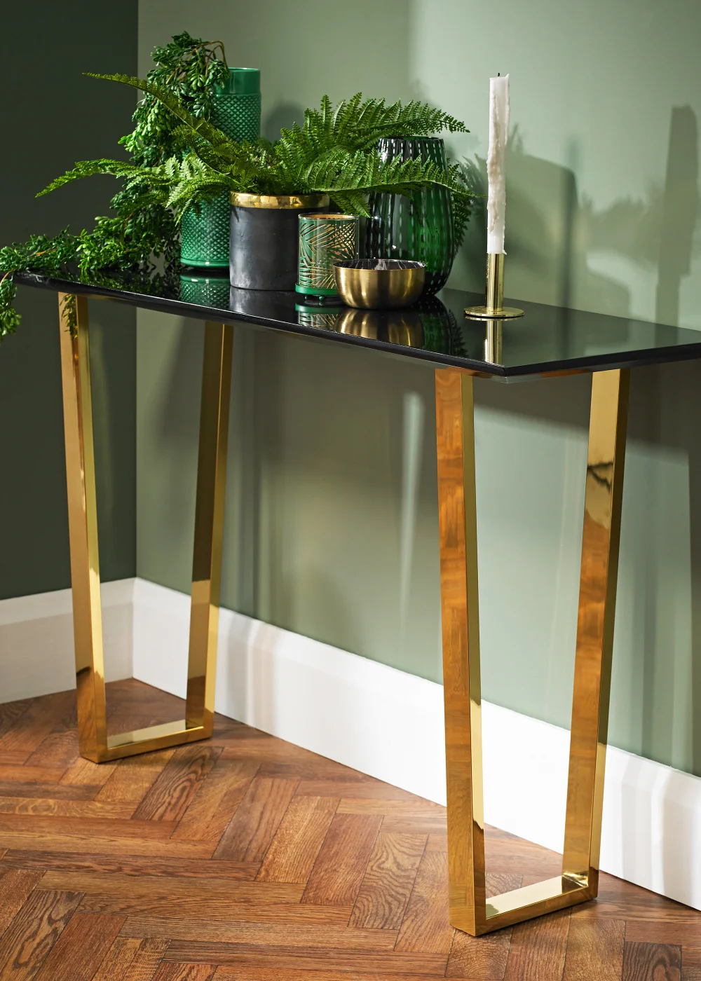 LPD Furniture Antibes Console Table (760x400x1200mm) - No Size Image 1