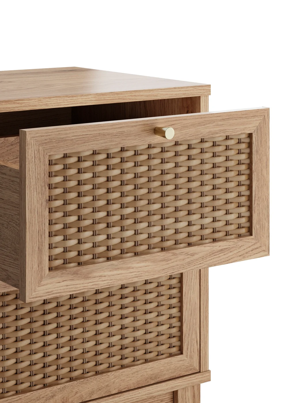LPD Furniture Bordeaux Bedside Cabinet (587x355x400mm) - No Size Image 4