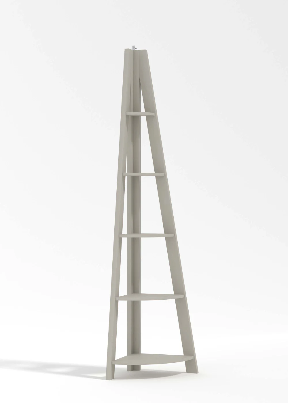LPD Furniture Tiva Corner Ladder Shelving Grey (1754x386x386mm) - No Size Image 2