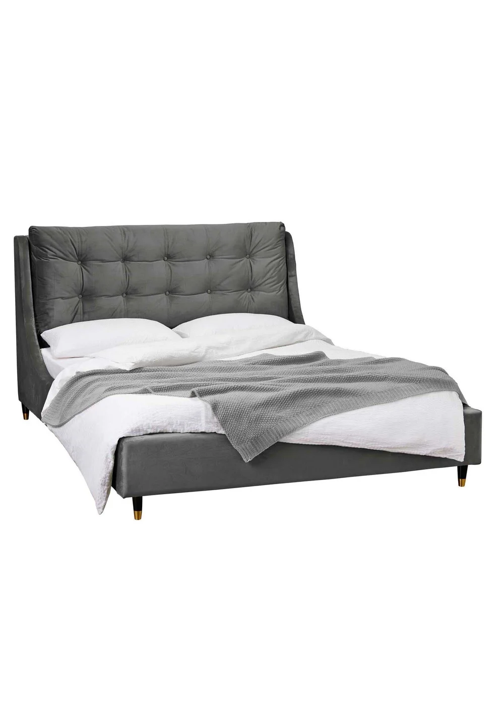 LPD Furniture Sloane Grey Bed - King Image 1