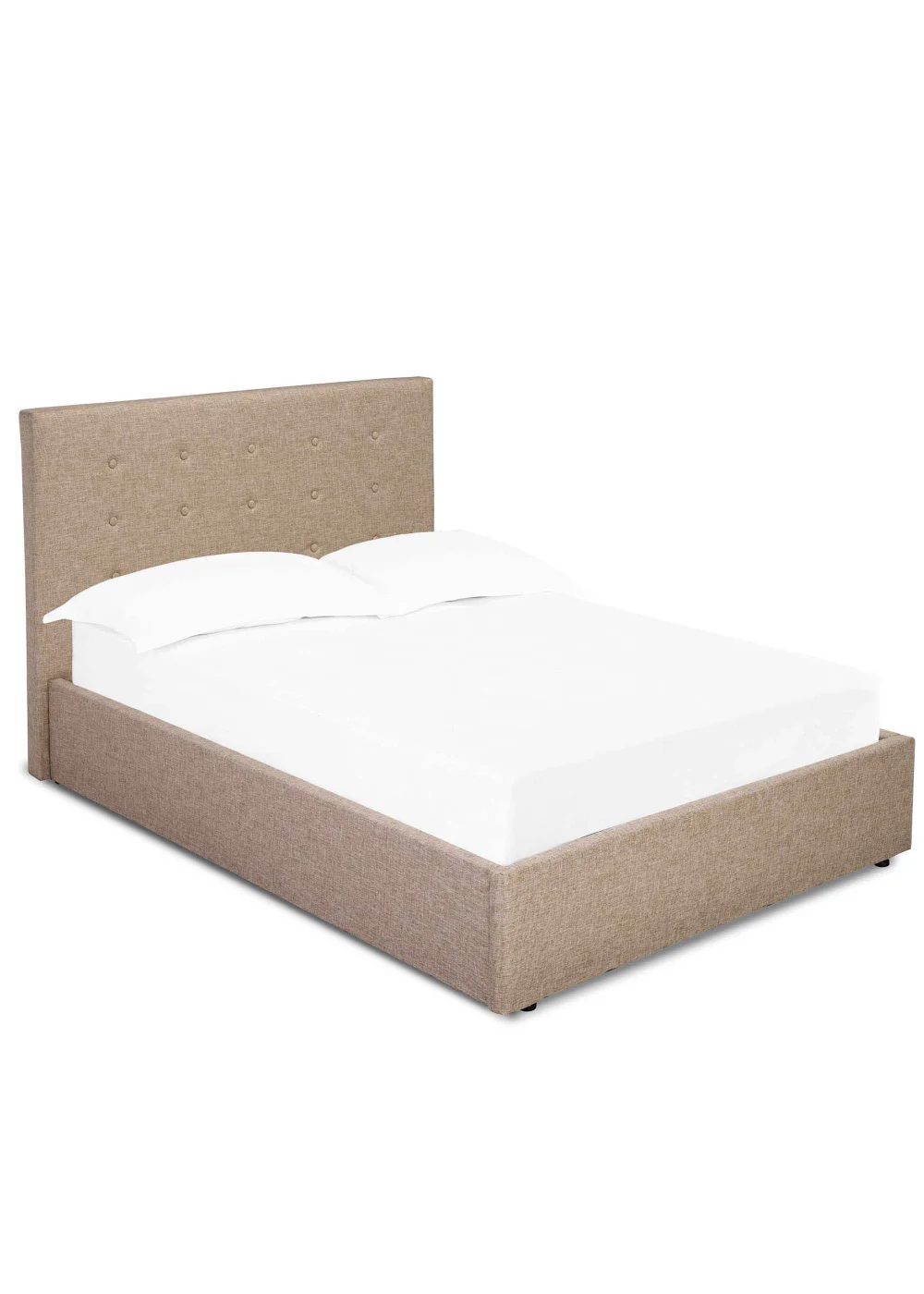 LPD Furniture Lucca Beige Bed - Double Image 1