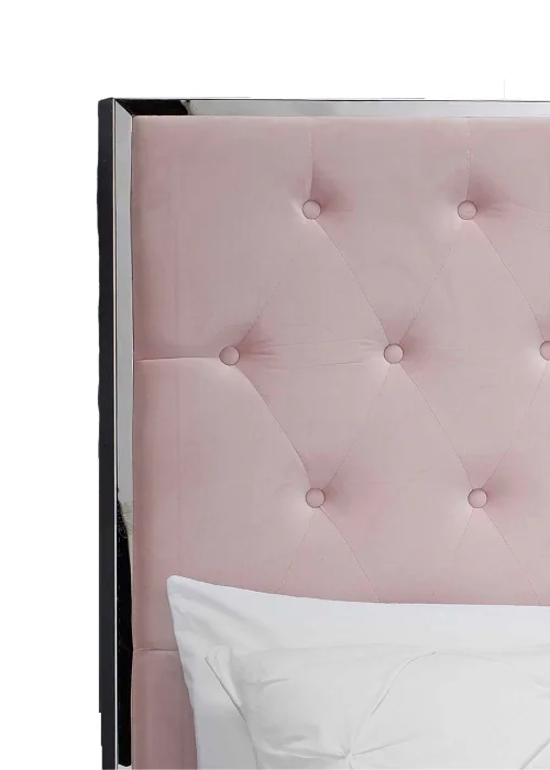LPD Furniture Meribel Pink Bed - King Image 2