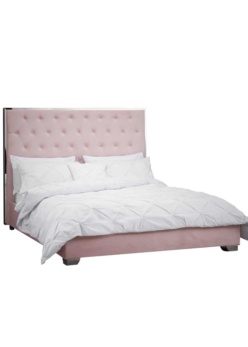 LPD Furniture Meribel Pink Bed - King Image 1