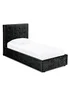 LPD Furniture Rimini 3 Black Bed - Single Image 1