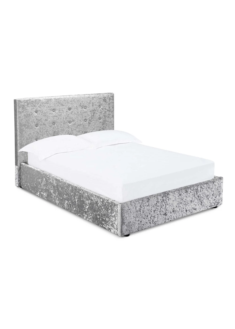 LPD Furniture Rimini Silver Bed - Double Image 1