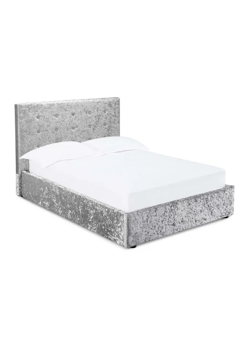 LPD Furniture Rimini Silver Bed - Double Image 1