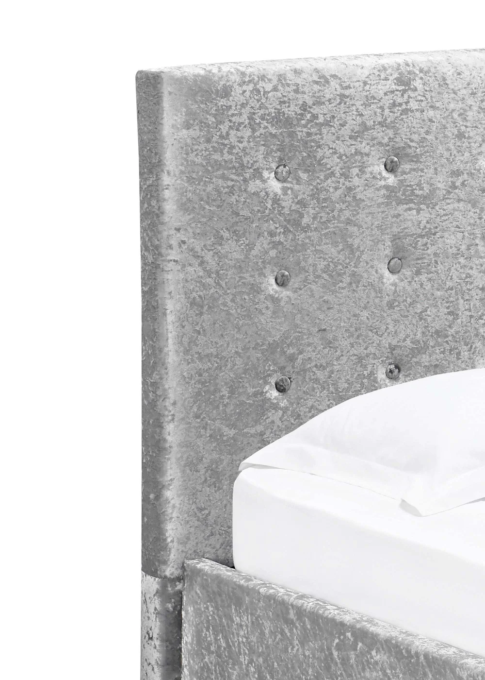 LPD Furniture Rimini Silver Bed - Double Image 2