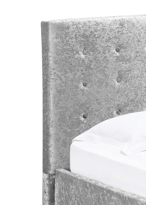 LPD Furniture Rimini Silver Bed - Double Image 2