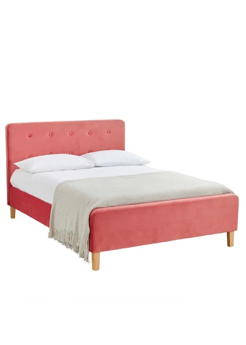 LPD Furniture Pierre Pink Bed - Double Image 1