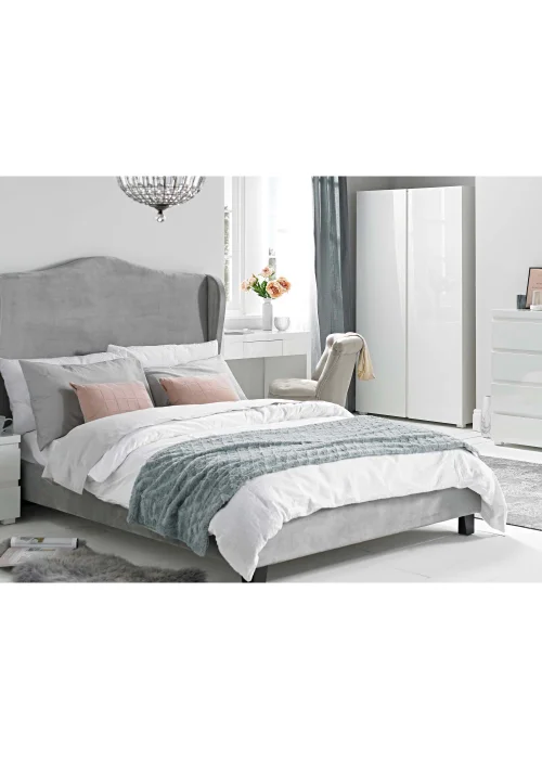 LPD Furniture Chateaux Grey Bed - Double Image 1
