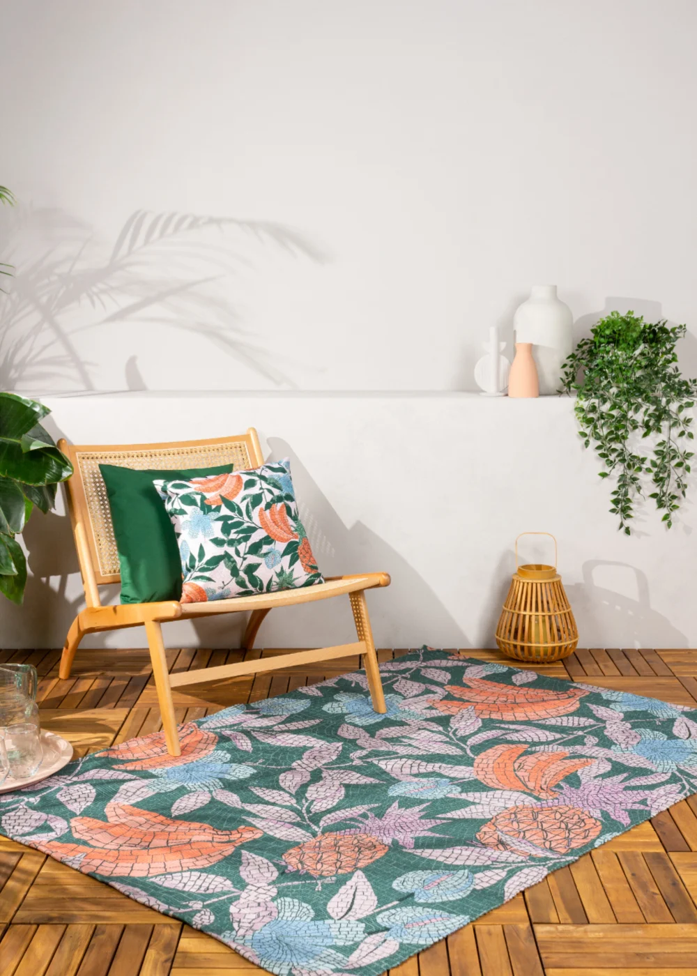 furn. Cypressa Washable Outdoor/Indoor Rug (120cm x 170cm) - One Size Image 2