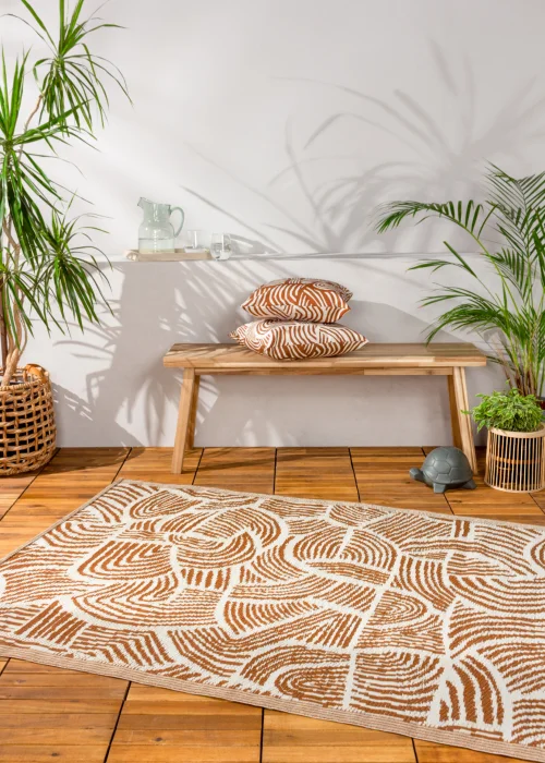furn. Dunes 100% Recycled Reversible Outdoor Rug (120cm x 180cm) - One Size Image 4