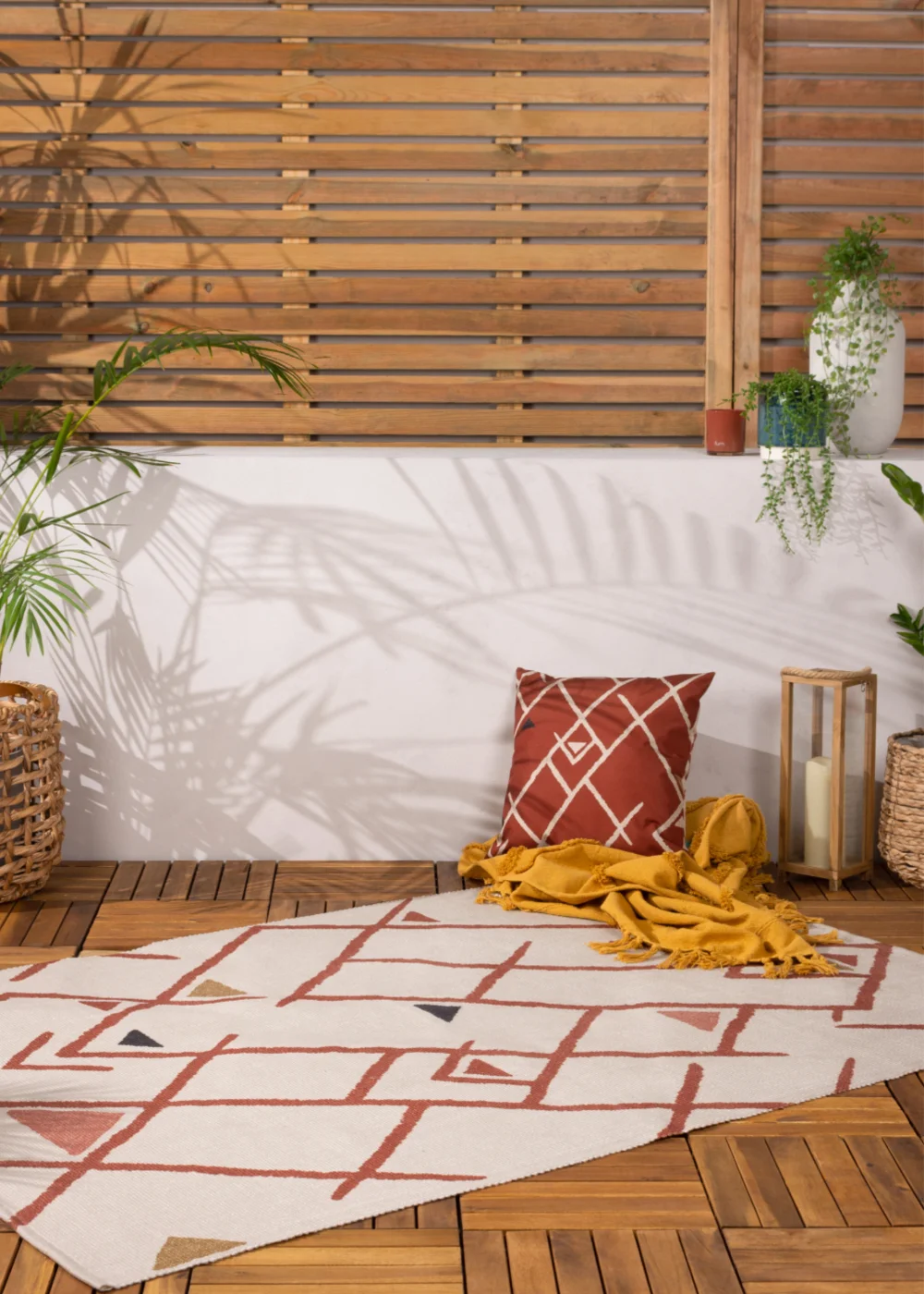 furn. Inka Washable Outdoor/Indoor Rug (120cm x 170cm) - One Size Image 2