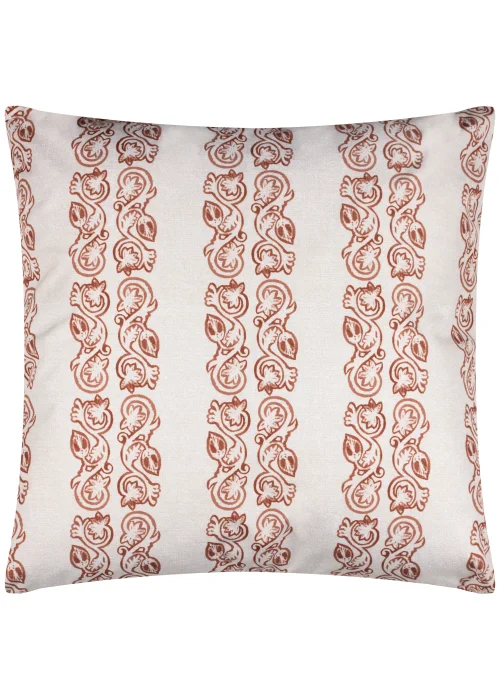 Paoletti Kalindi Stripe Outdoor Filled Cushion (55cm x 55cm x 8cm) - One Size Image 2