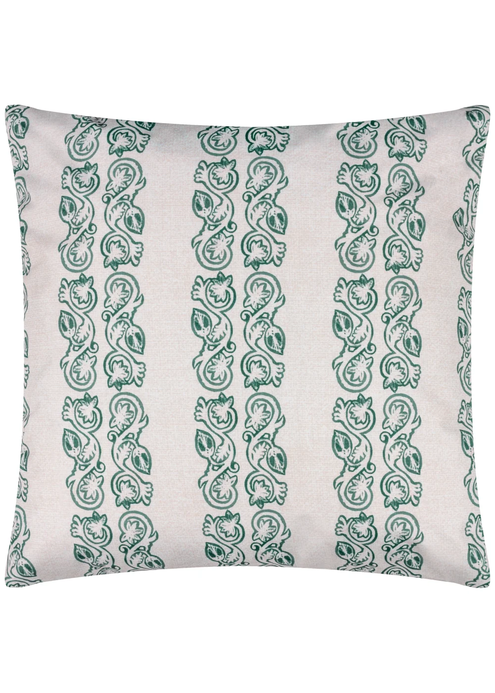 Paoletti Kalindi Stripe Outdoor Filled Cushion (55cm x 55cm x 8cm) Teal - One Size Image 2