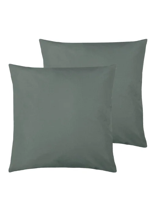 furn. Plain Reversible Outdoor Filled Cushion Twin Pack (43cm x 43cm x 8cm) - One Size Image 1