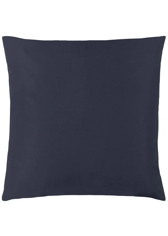 furn. Plain Reversible Outdoor Filled Cushion (55cm x 55cm x 8cm) Navy