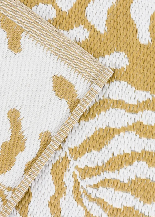 furn. Tocorico Reversible Outdoor Rug (120cm x 180cm) Mustard - One Size Image 5
