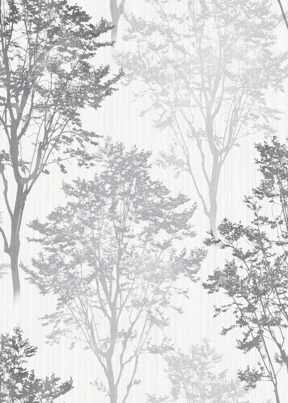Arthouse Wildwood Mono Wallpaper - One Size Image 1