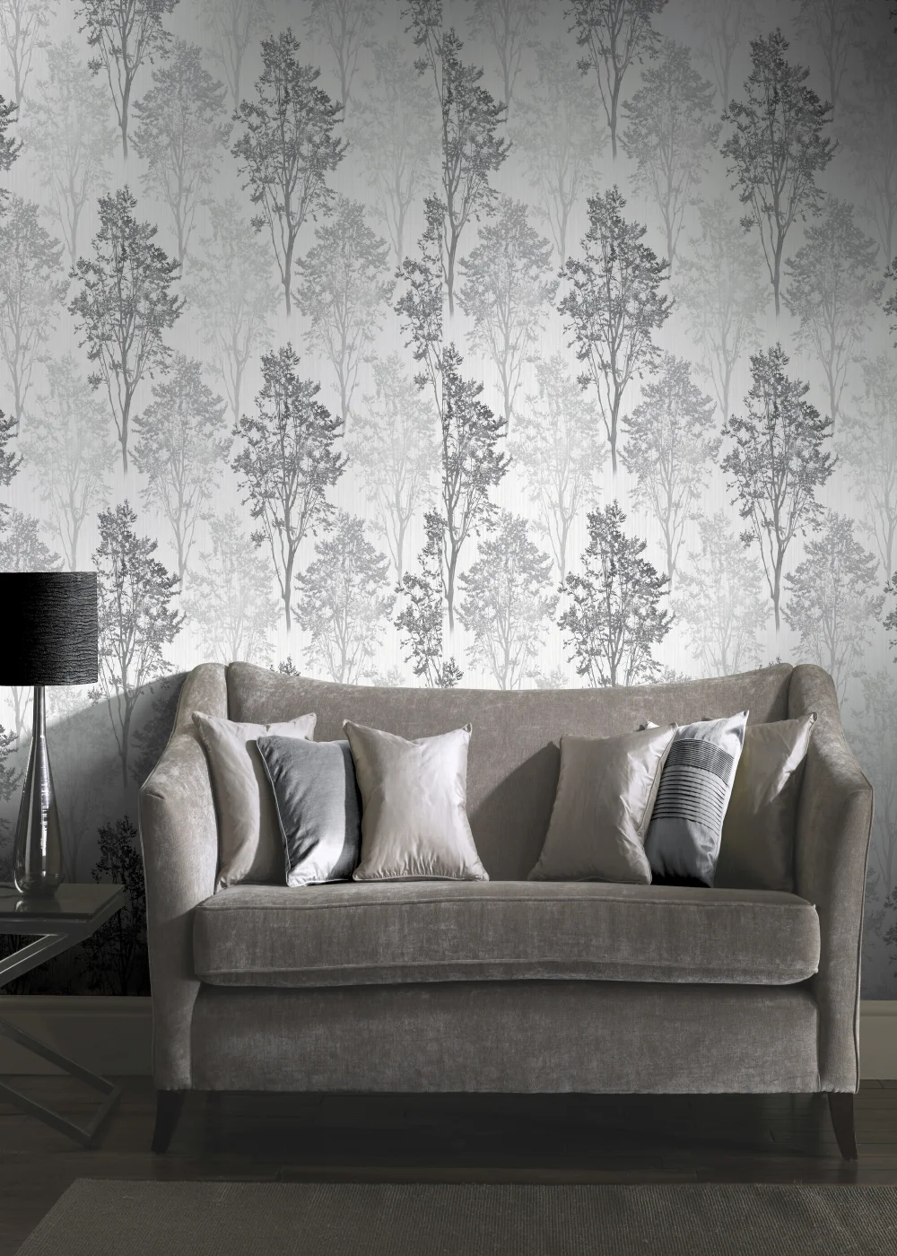Arthouse Wildwood Mono Wallpaper - One Size Image 5