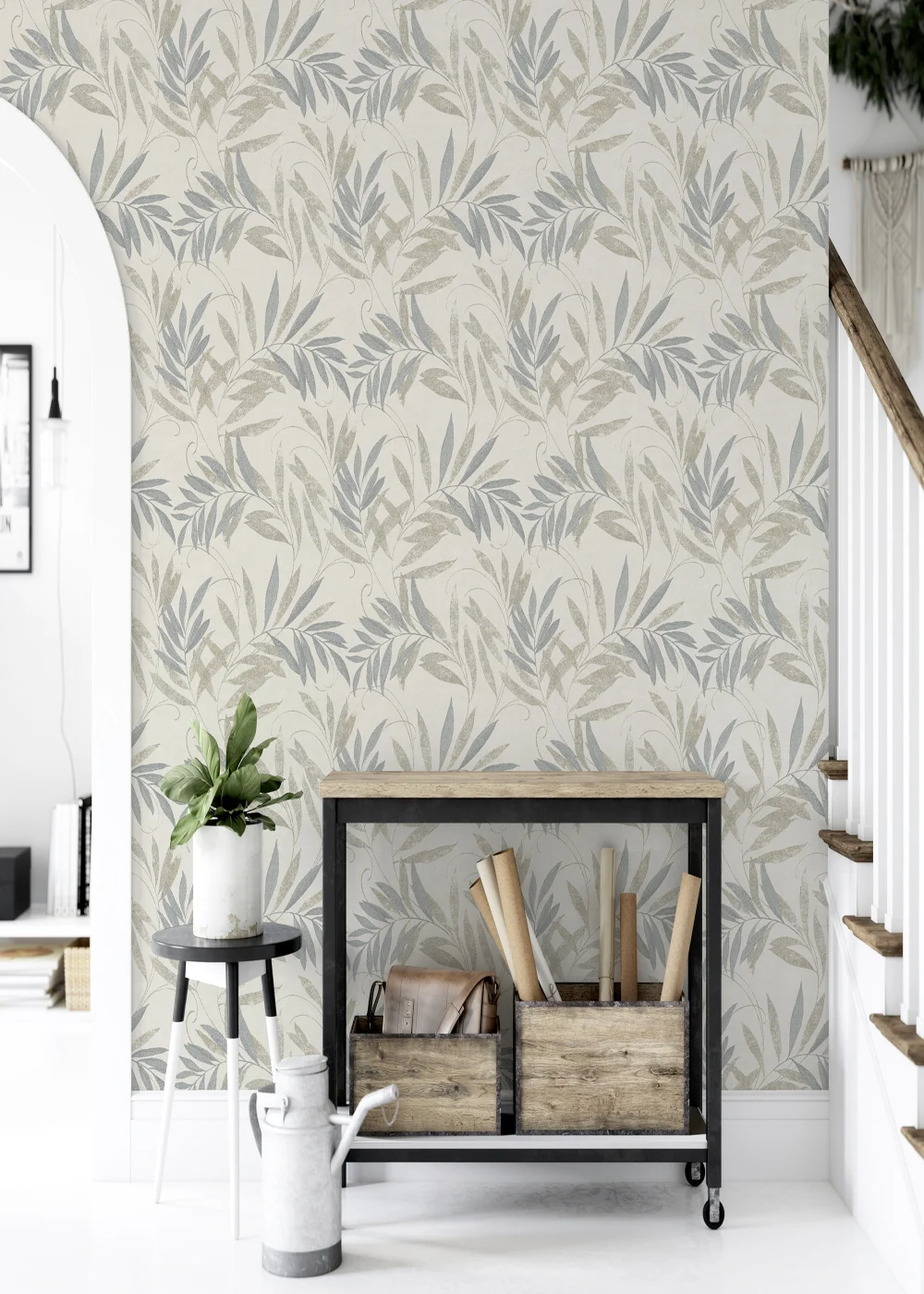 Arthouse Luxury Leaf Wallpaper - One Size Image 3