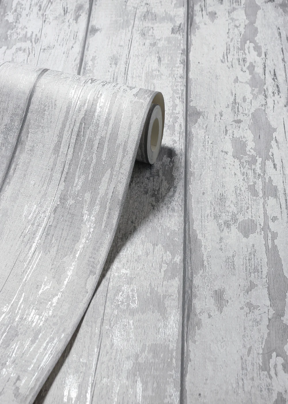Arthouse Metallic Washed Wood Wallpaper - One Size Image 3