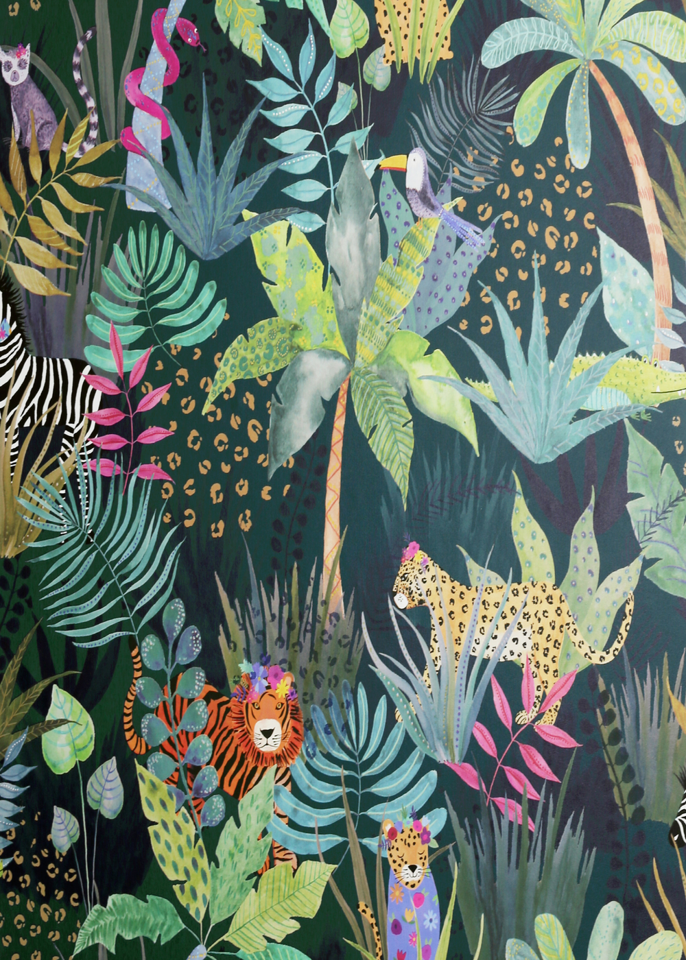 Arthouse Hidden Jungle Wallpaper - One Size Image 1