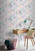 Arthouse Pastel Geo Wallpaper - One Size Image 4