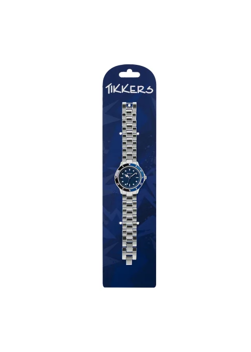 Kids Tikkers Silver Chain Link Watch - One Size Image 6