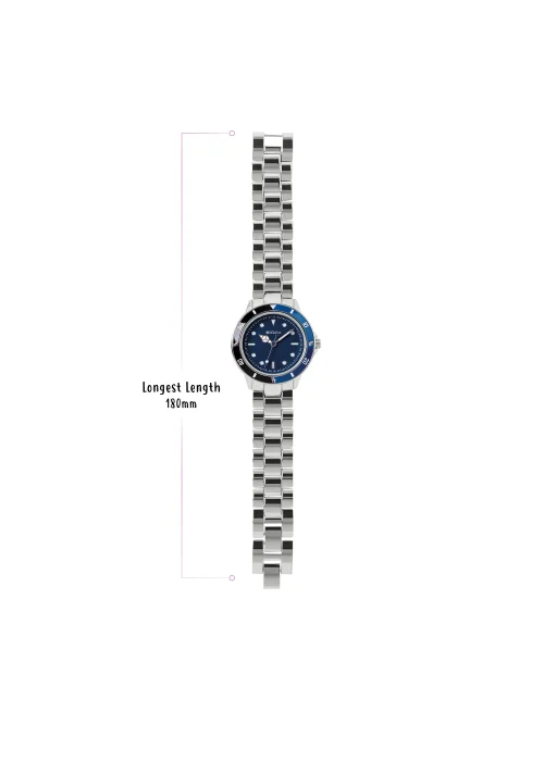 Kids Tikkers Silver Chain Link Watch - One Size Image 5