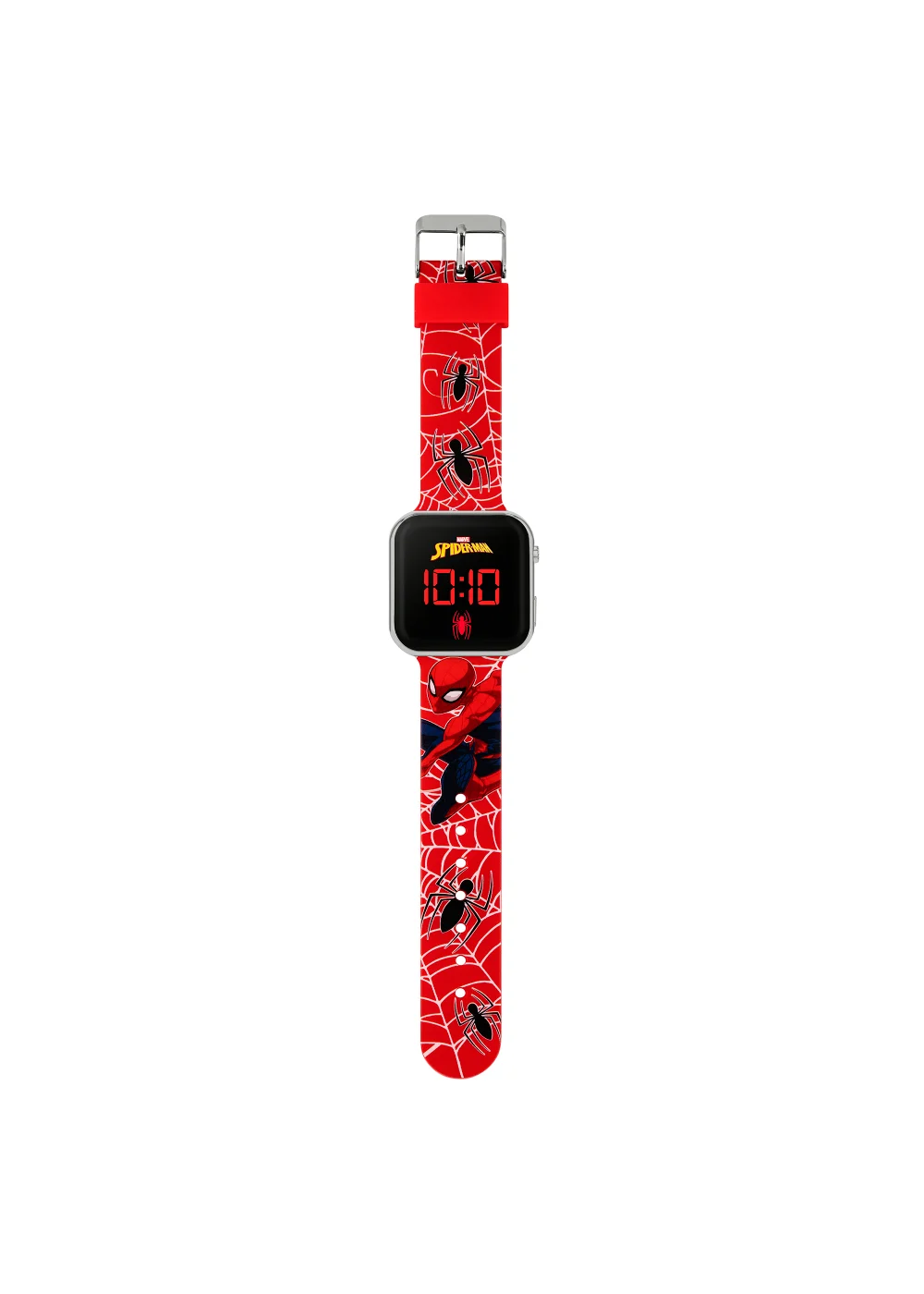 Kids Red Spider-Man LCD Tracker Watch - One Size Image 2