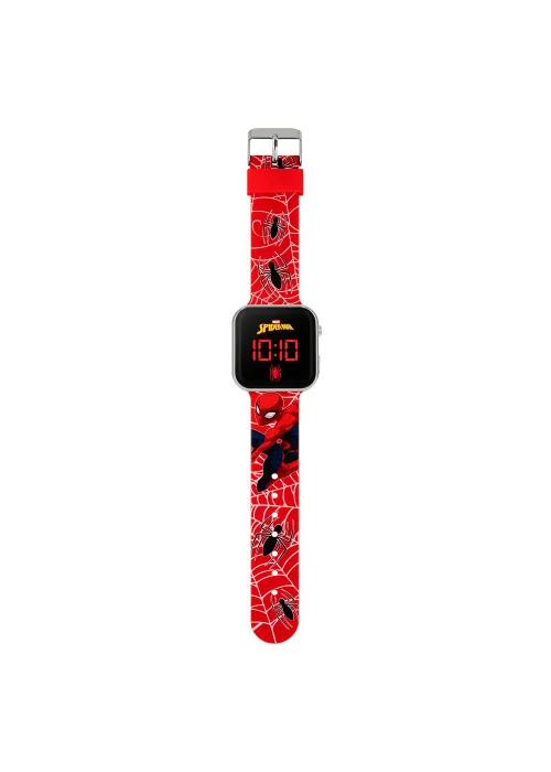 Kids Red Spider-Man LCD Tracker Watch - One Size Image 2