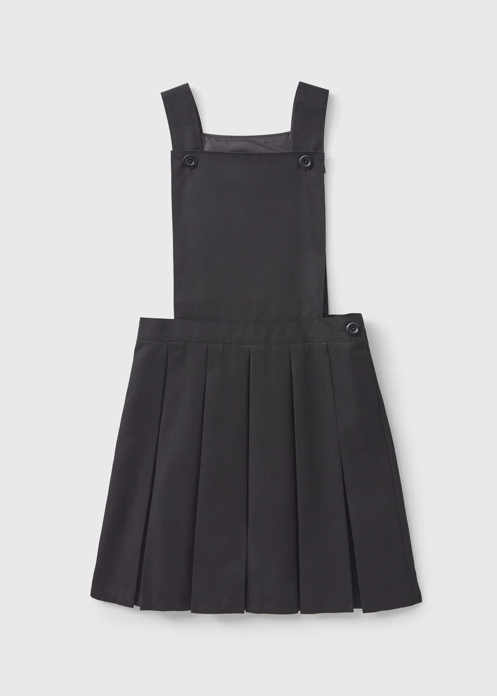Girls Black Box Pleat School Pinafore (3-16yrs) - 13 Yrs Image 1