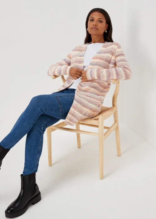 Multicoloured Yarn Cardigan - XS Image 4