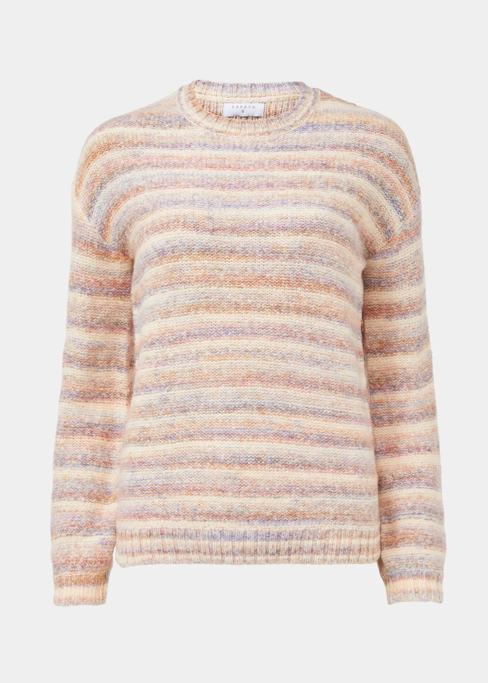 Multicoloured Stripe Yarn Jumper - XS Image 5