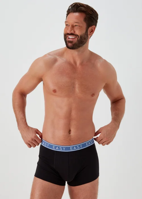 5 Pack Black Waistband Hipsters - XS Image 2