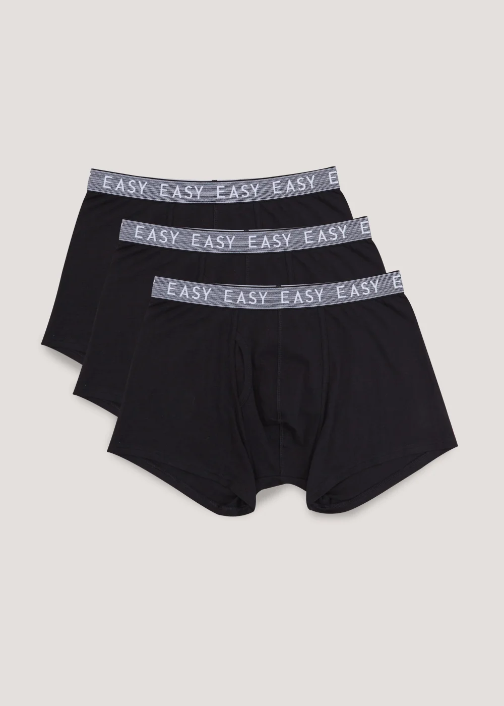 3 Pack Black Keyhole Trunks - XS Image 1