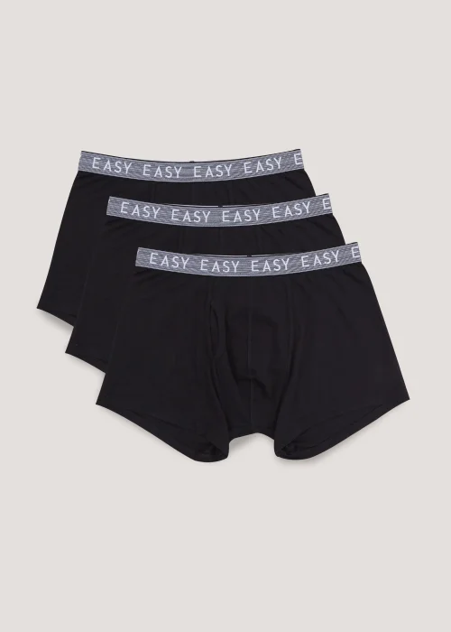 3 Pack Black Keyhole Trunks - XS Image 1