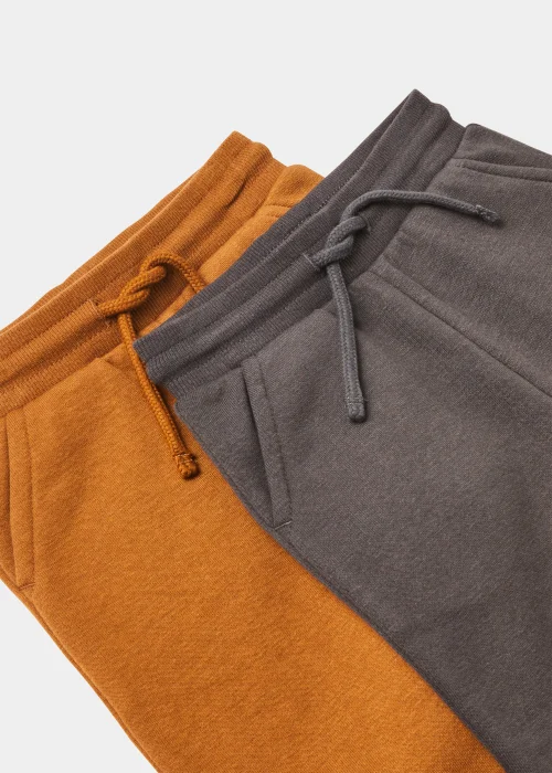Boys 2 Pack Black & Tan Joggers (9mths-6yrs) - Age 9 - 12 Months Image 2