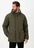 Lincoln Khaki Parka Coat - S Image 1