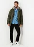 Lincoln Khaki Parka Coat - S Image 4