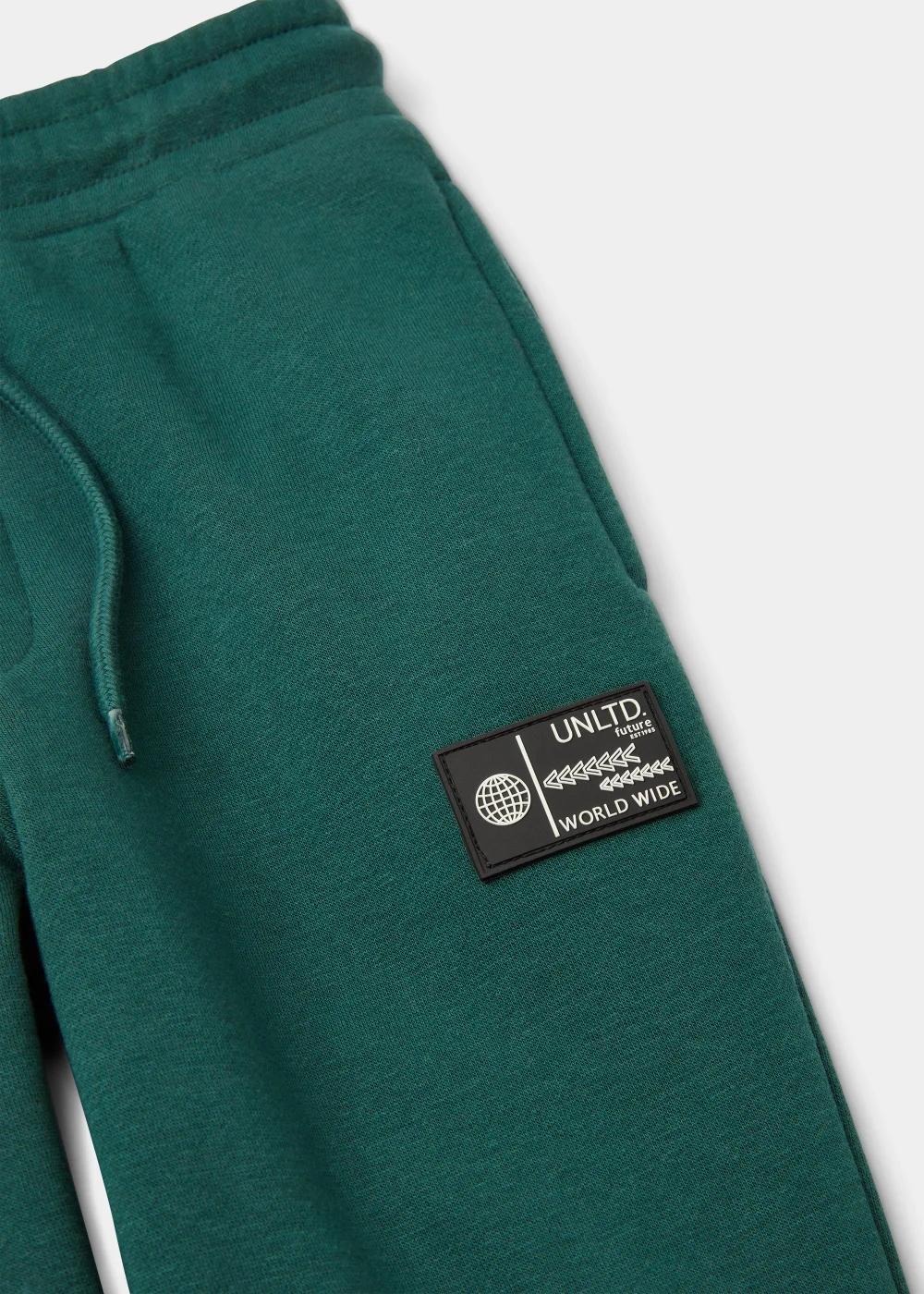 Boys Green Future Logo Joggers (4-12yrs) - Age 4 Years Image 2