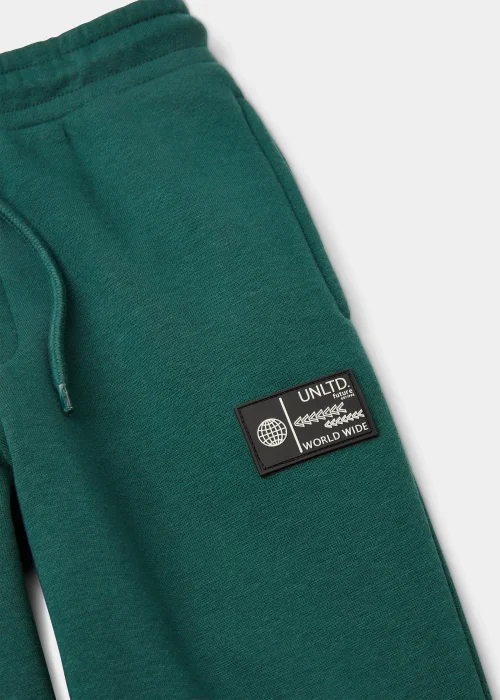 Boys Green Future Logo Joggers (4-12yrs) - Age 4 Years Image 2